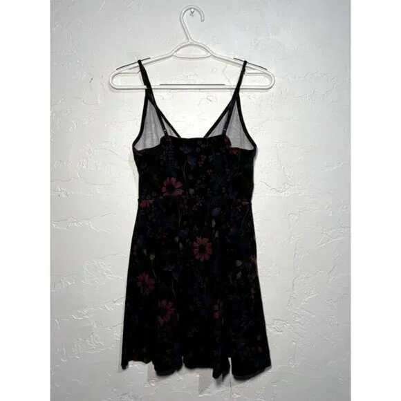 Mossimo floral babydoll y2k fairy grunge mini dress womens XS